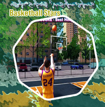Game basketball stars